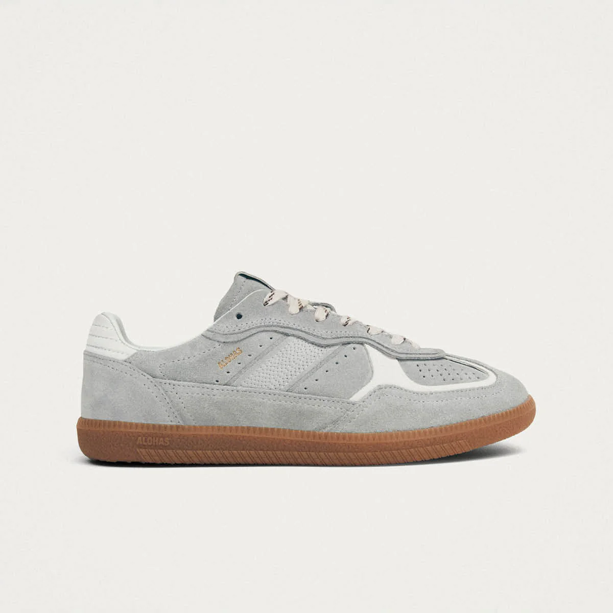 Tb.490 Rife Grey Leather Sneakers - Image 3