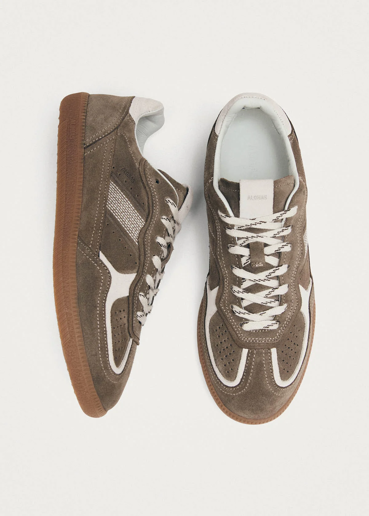 Tb.490 Rife Taupe Leather Sneakers - Image 5