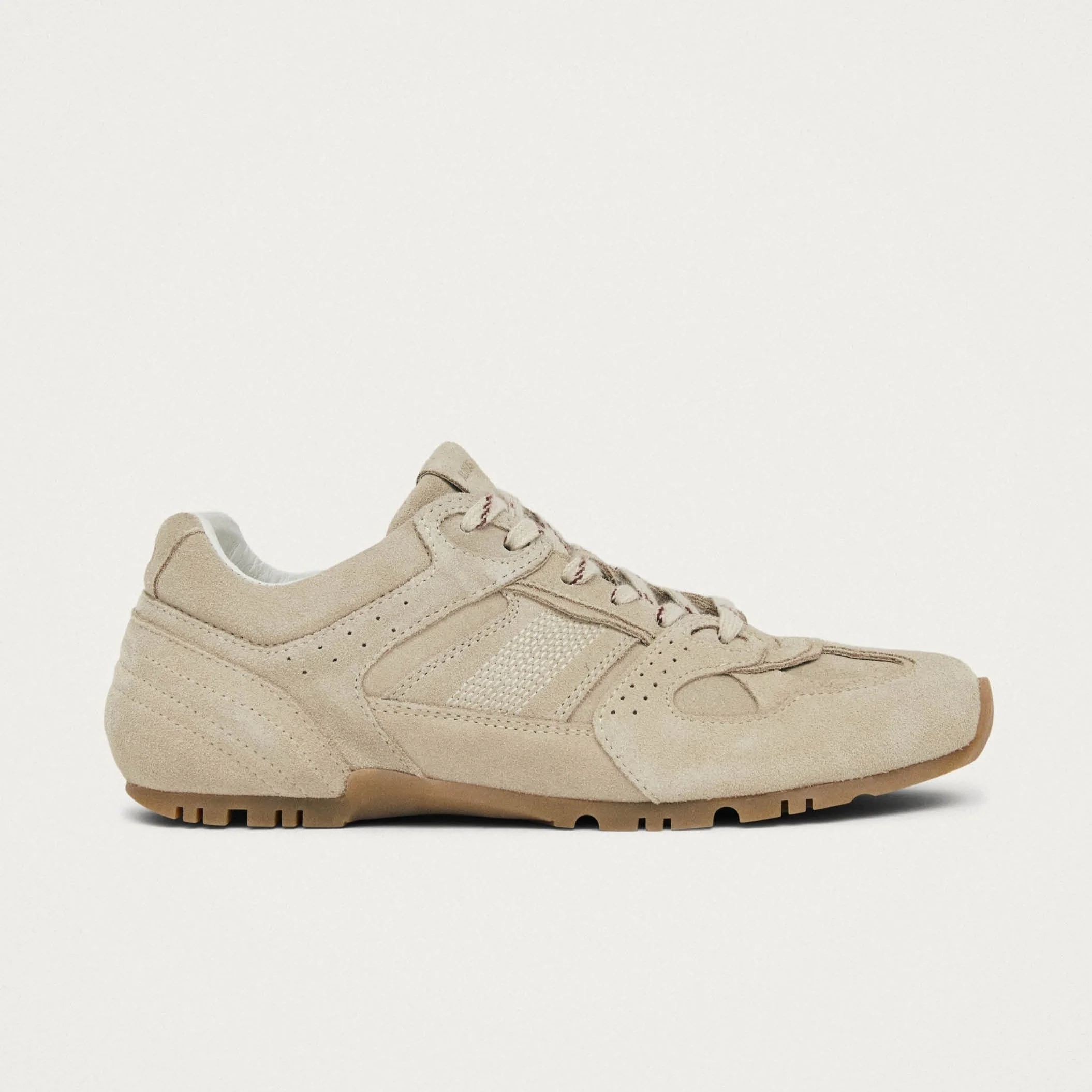 Tb.56 Suede Cream Leather Sneakers - Image 3