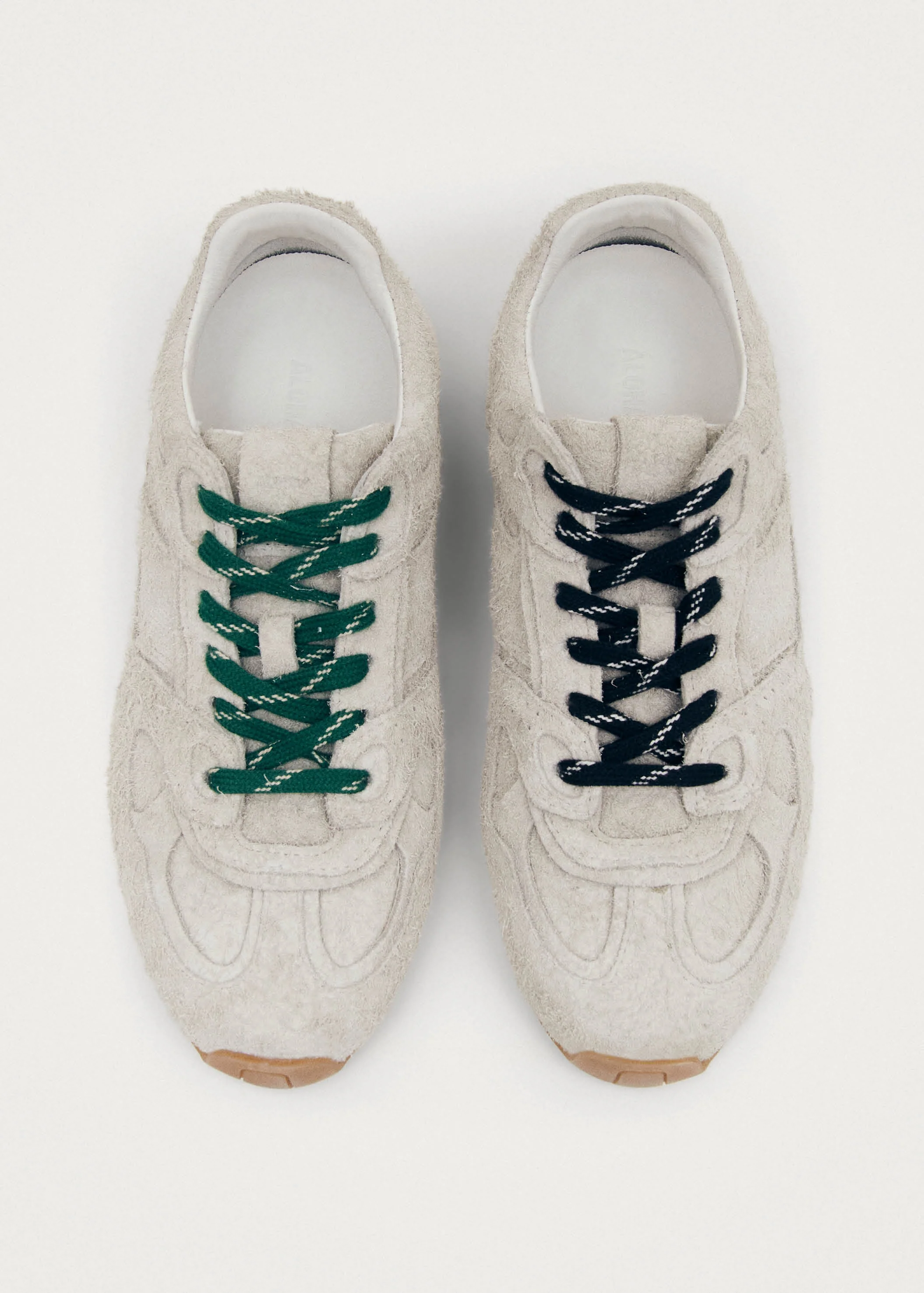 Tb.56 Suede Fuzzy Light Grey Leather Sneakers - Image 5