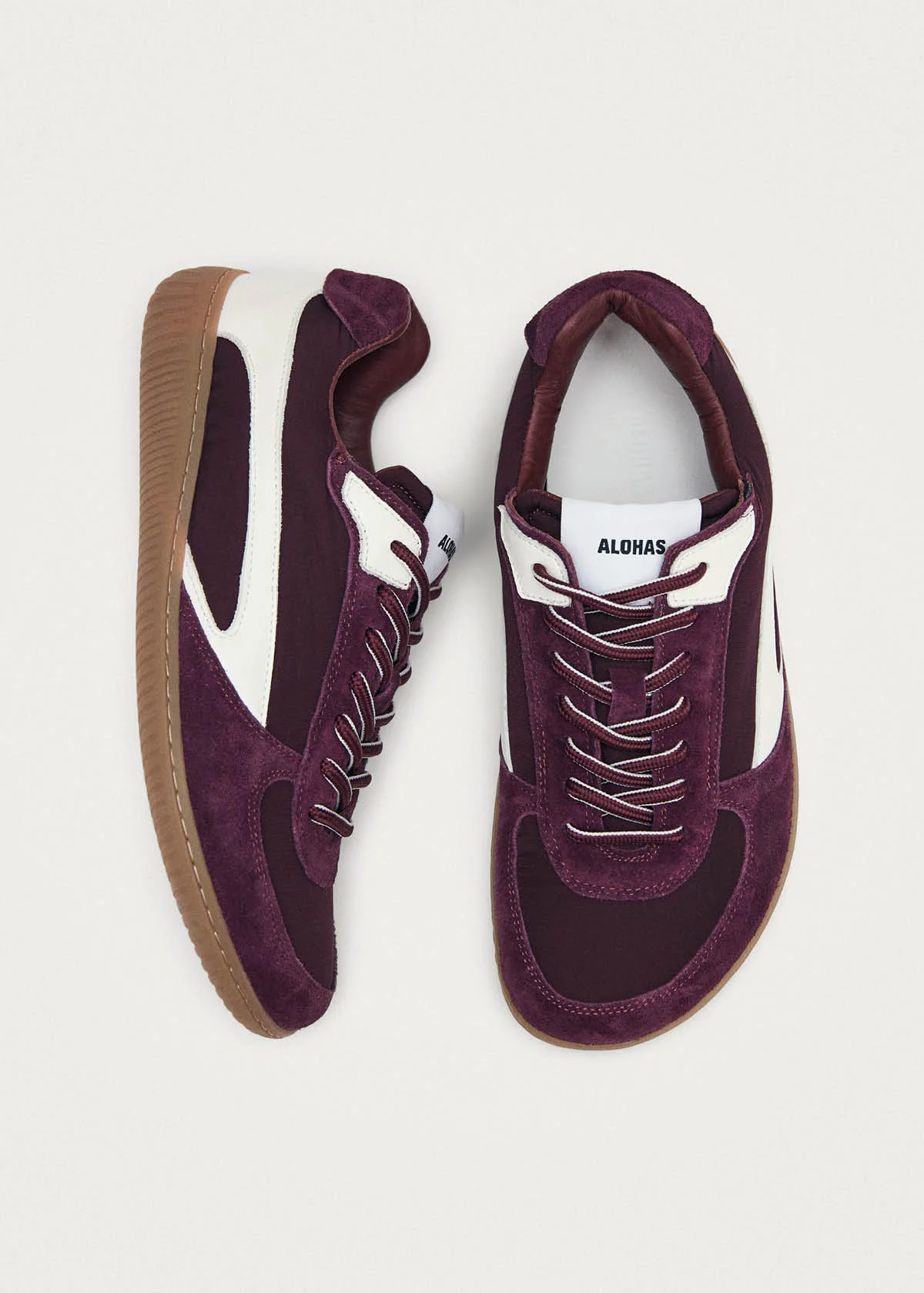 Tb.83 Barefoot Nylon Burgundy Sneakers - Image 5