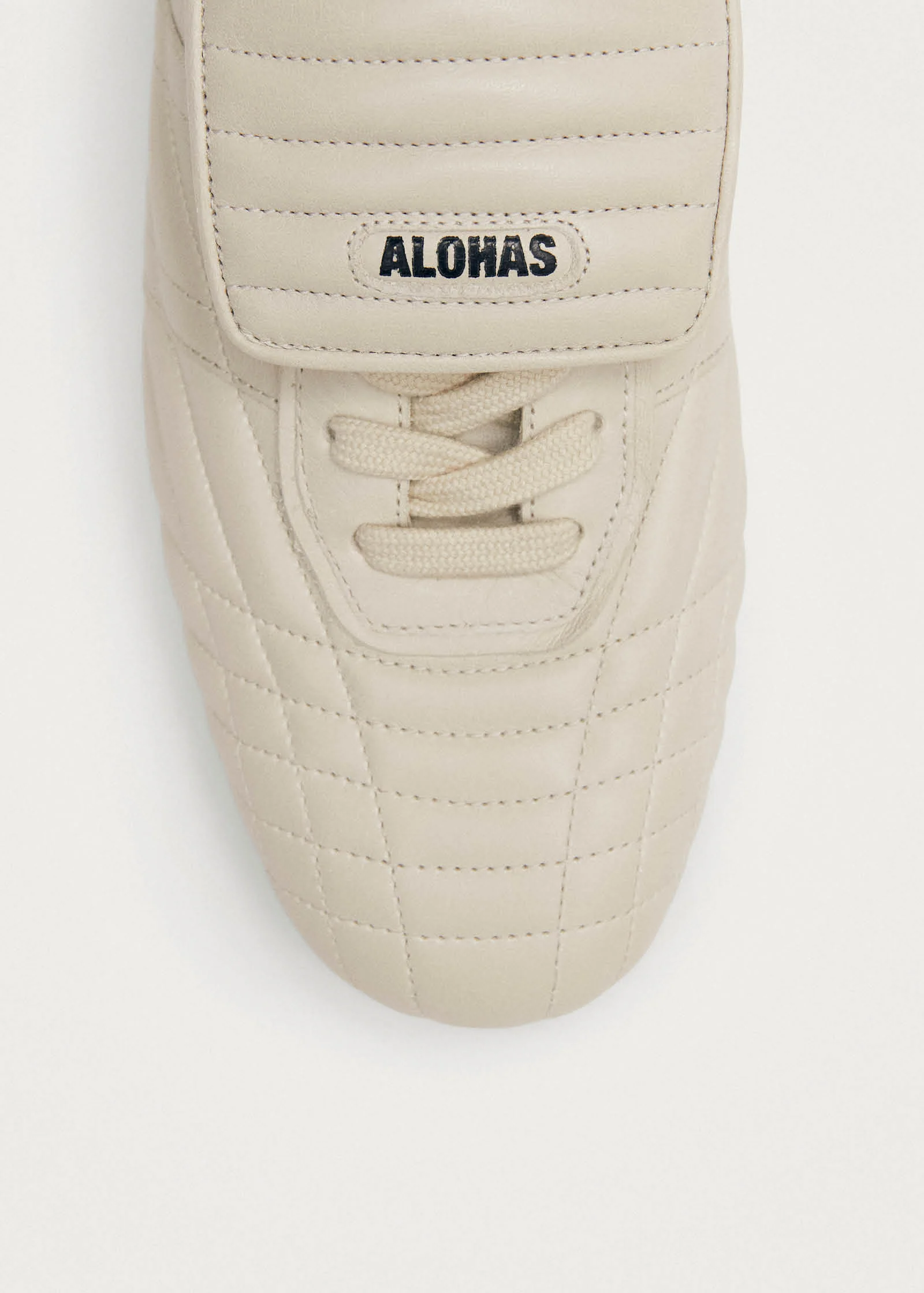 Tb.99 Cream Leather Sneakers - Image 8